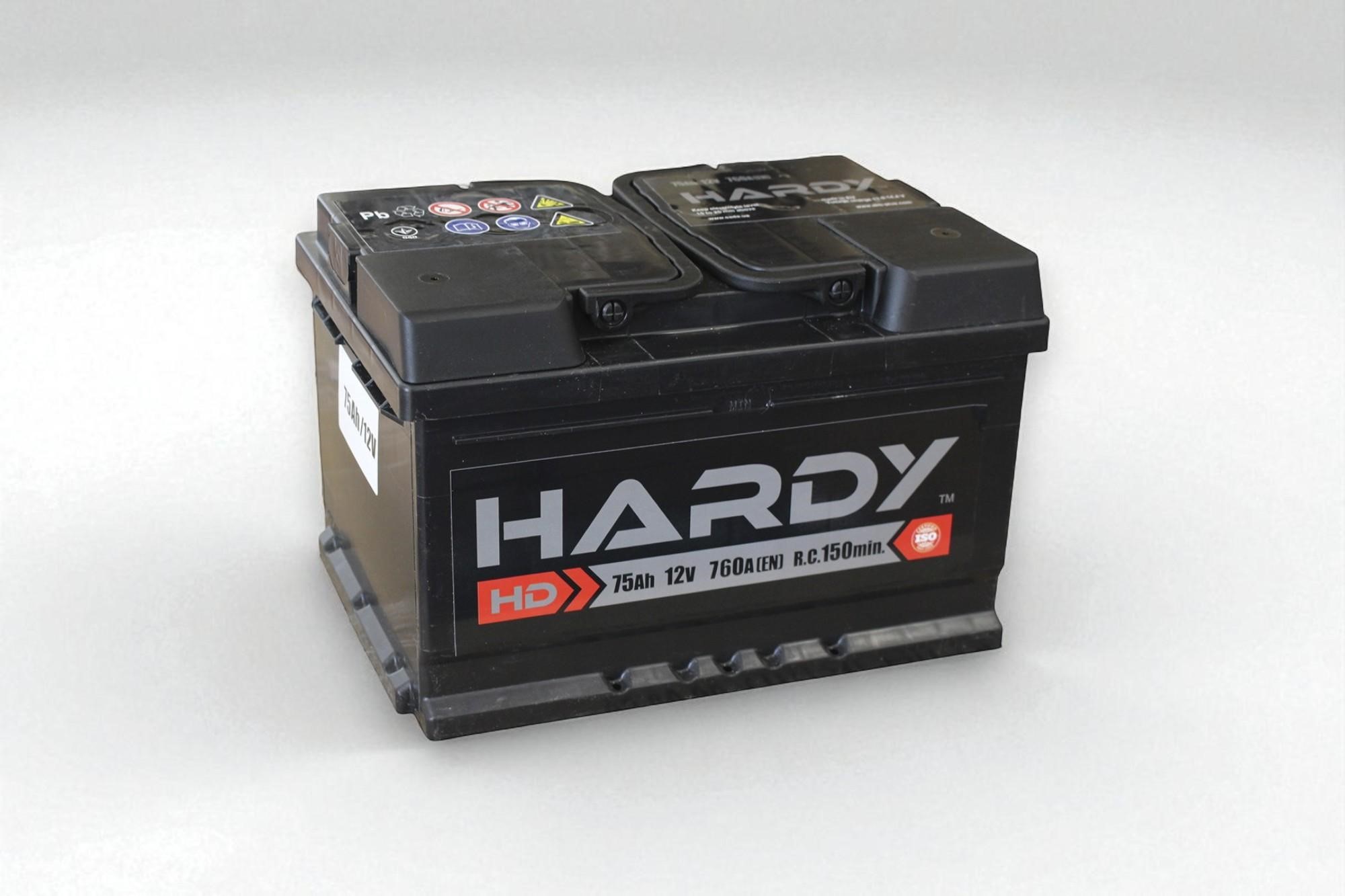 Акумулятор 75Ah HARDY євро